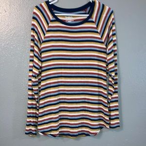 Stripped soft long sleeve